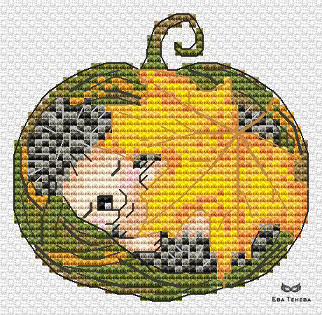 Sweet sleep. Hedgehog - PDF Cross Stitch Pattern