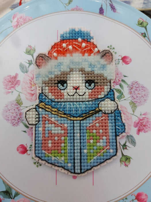 Toy book-cat - PDF Cross Stitch Pattern