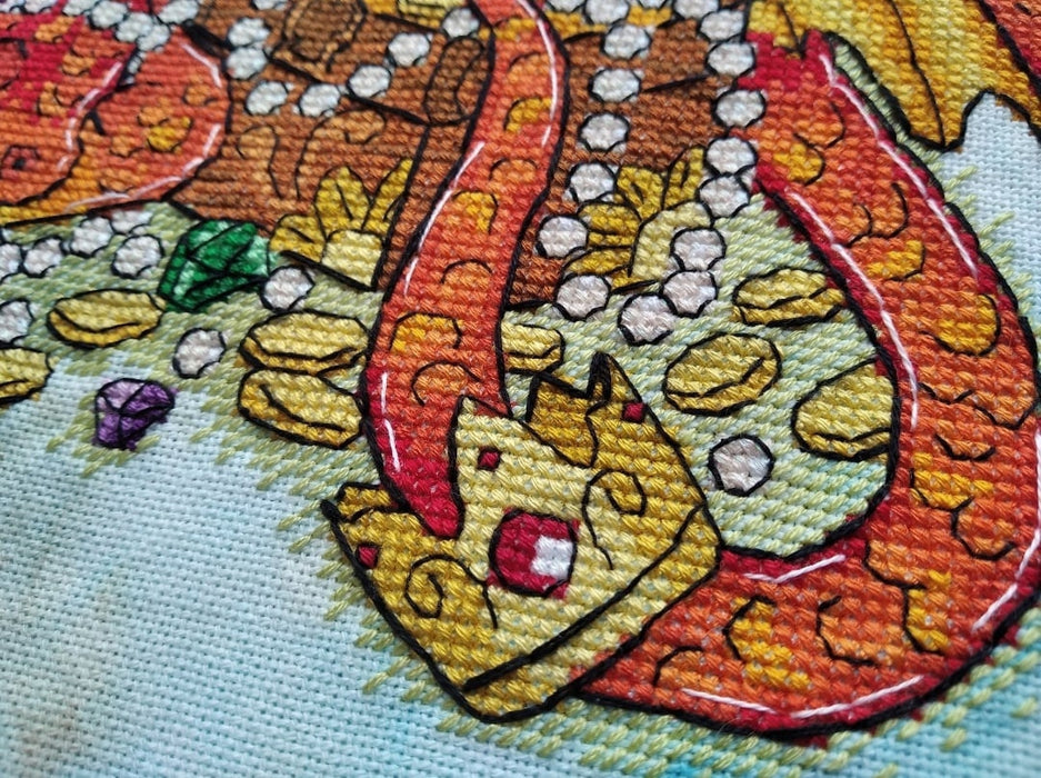 Dragon's Treasury - PDF Cross Stitch Pattern