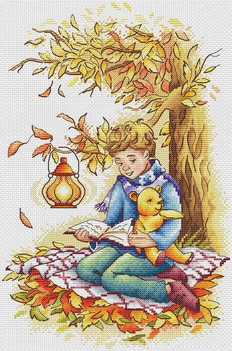 Christopher and Winnie the Pooh - PDF Cross Stitch Pattern