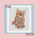 Kitten - PDF Cross Stitch Pattern - Wizardi