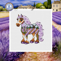 A Horse. July - PDF Cross Stitch Pattern