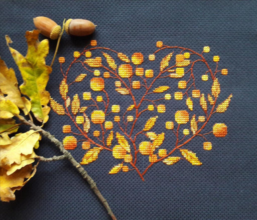 Lace of autumn - PDF Cross Stitch Pattern - Wizardi