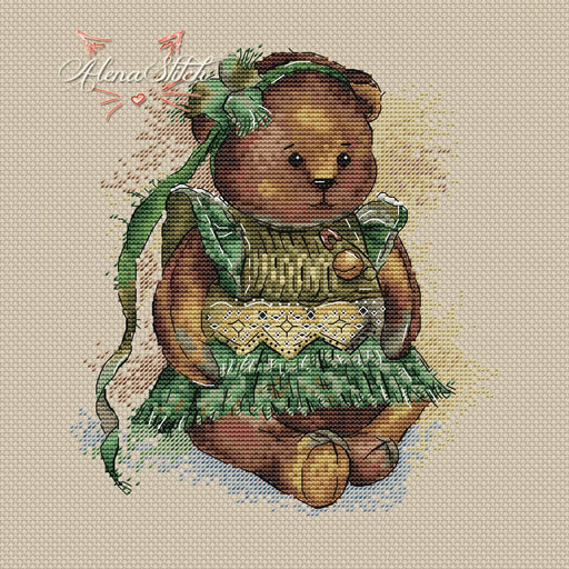 Lady Mi - PDF Cross Stitch Pattern - Wizardi