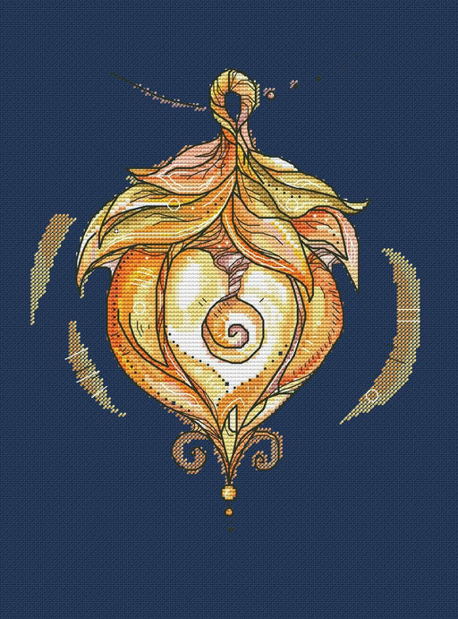 Lantern 3 - PDF Cross Stitch Pattern - Wizardi