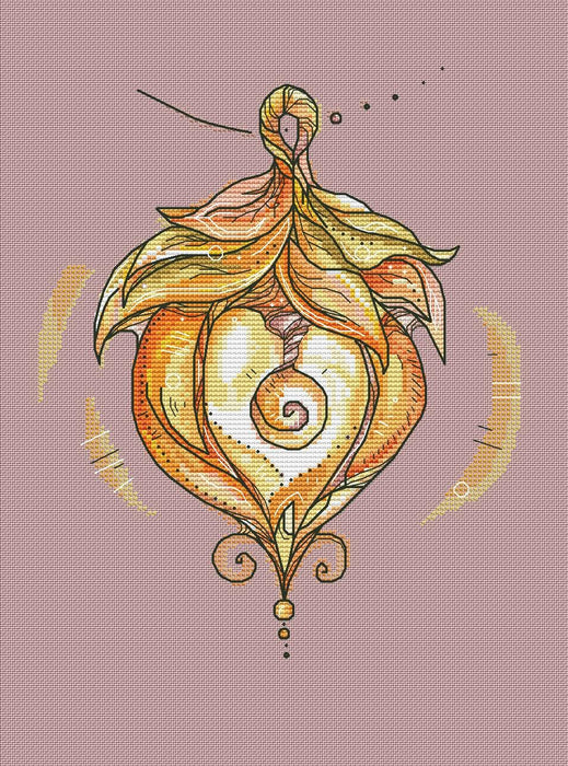 Lantern 3 - PDF Cross Stitch Pattern - Wizardi