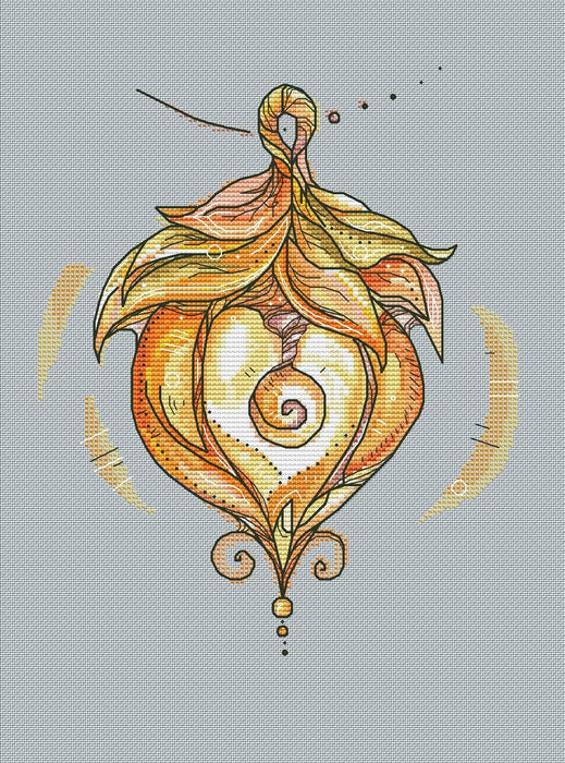 Lantern 3 - PDF Cross Stitch Pattern - Wizardi