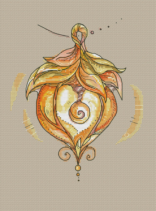 Lantern 3 - PDF Cross Stitch Pattern - Wizardi