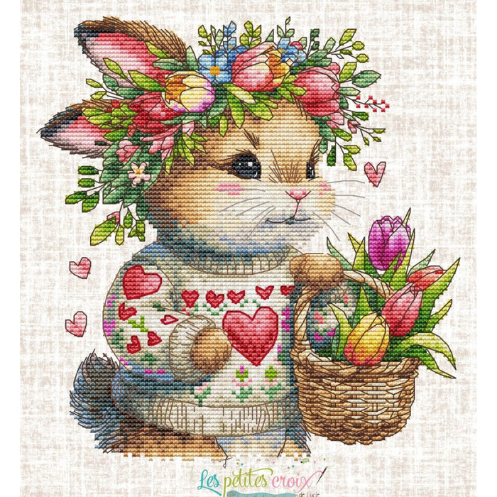 Spring Bunny - PDF Cross Stitch Pattern