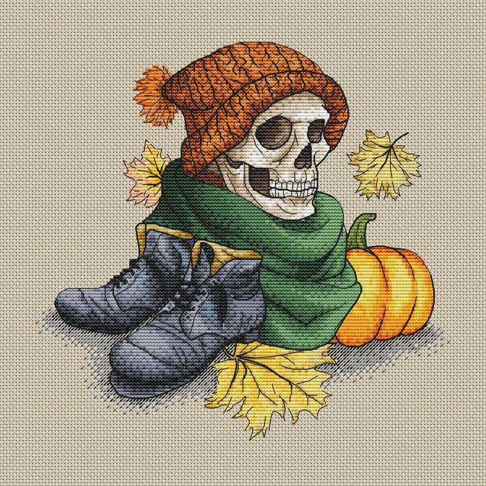 Last Autumn - PDF Cross Stitch Pattern - Wizardi