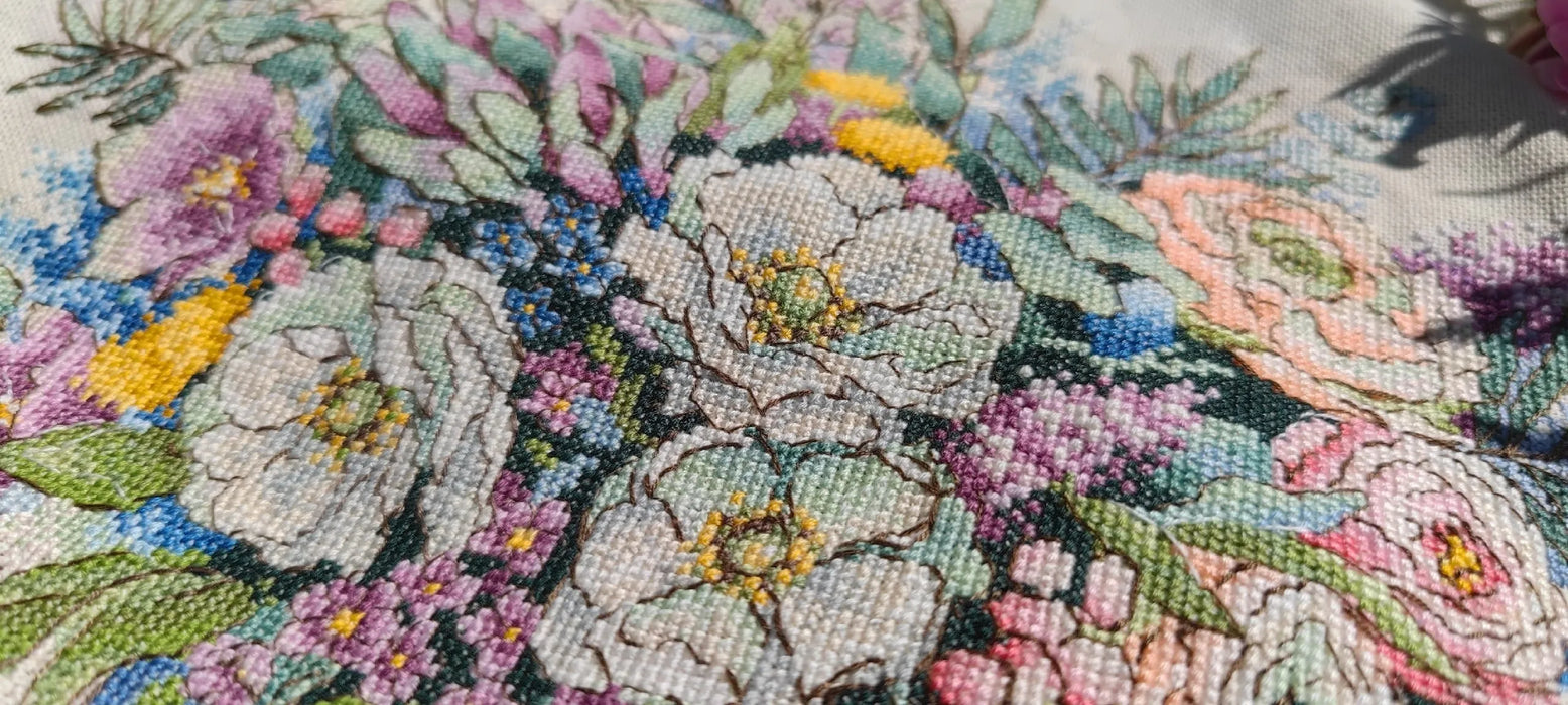 Exotic Bouquet - PDF Cross Stitch Pattern