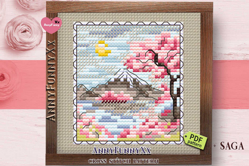 Sakura Serenade - PDF Cross Stitch Pattern