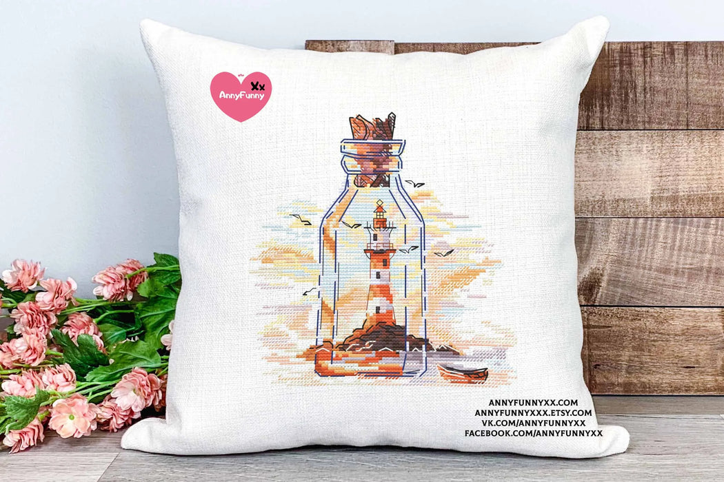 Light in Bottle - PDF Cross Stitch Pattern