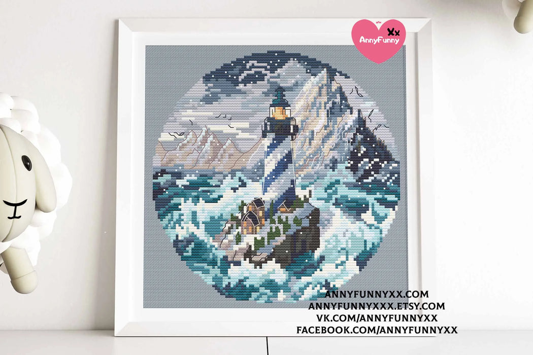 Ice Lighthouses. The Last Stronghold - PDF Cross Stitch Pattern