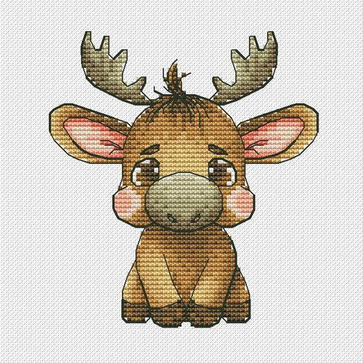 Little Elk - PDF Cross Stitch Pattern - Wizardi