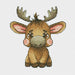 Little Elk - PDF Cross Stitch Pattern - Wizardi