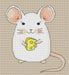 Little Mouse - PDF Cross Stitch Pattern - Wizardi