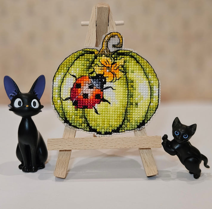 Pumpkin. Ladybug - PDF Cross Stitch Pattern