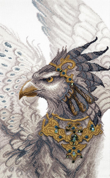 M-521C Counted cross stitch kit Griffin - Wizardi