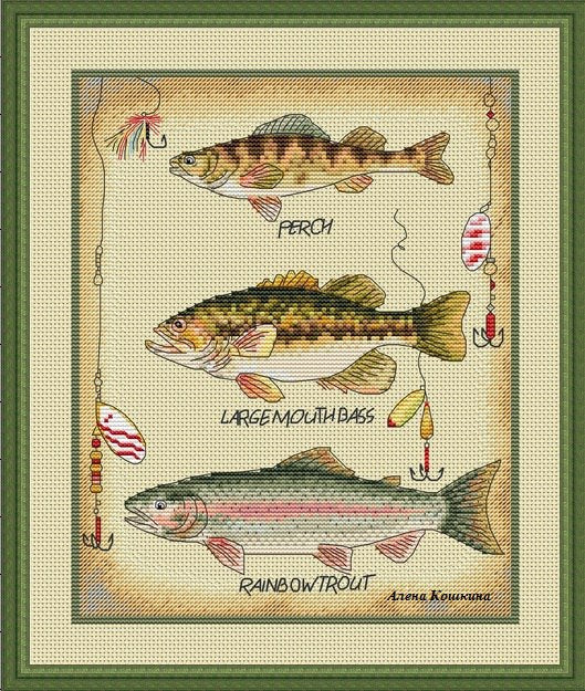 Trophies - PDF Cross Stitch Pattern