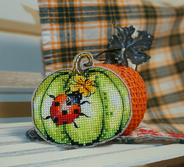 Pumpkin. Ladybug - PDF Cross Stitch Pattern