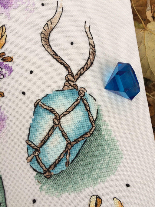 Magic amulets - PDF Cross Stitch Pattern - Wizardi