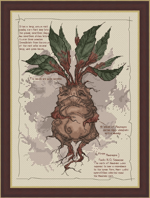 Mandrake - PDF Cross Stitch Pattern - Wizardi