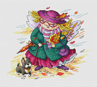 The Fall Fairy - PDF Cross Stitch Pattern
