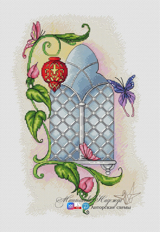 Moroccan window - PDF Cross Stitch Pattern - Wizardi