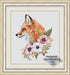 Mr Fox - PDF Counted Cross Stitch Pattern - Wizardi