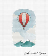 Adventure Aloft - PDF Cross Stitch Pattern