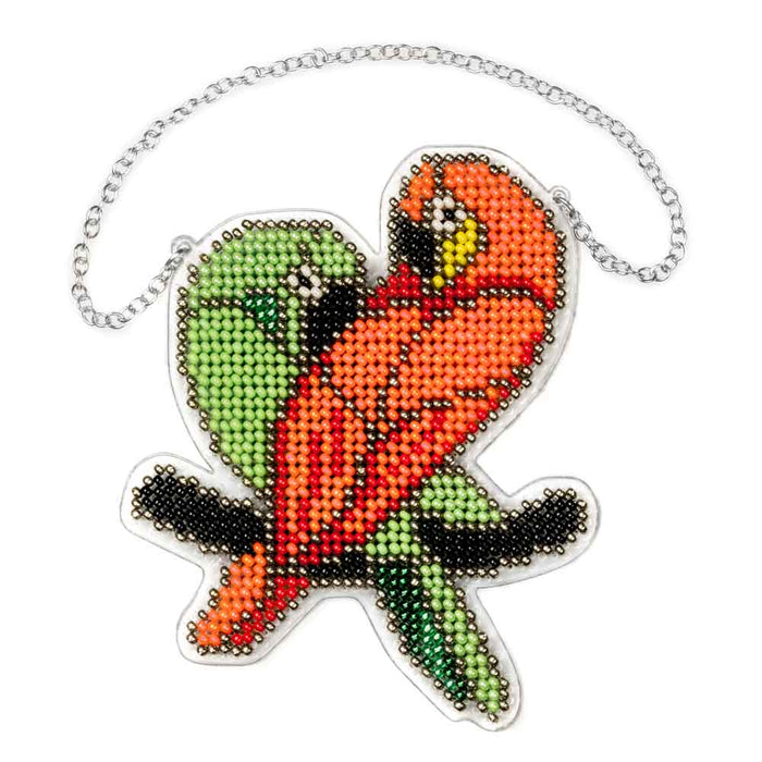 Bead embroidery kit on a plastic base FLPL-088