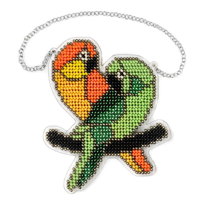 Bead embroidery kit on a plastic base FLPL-088