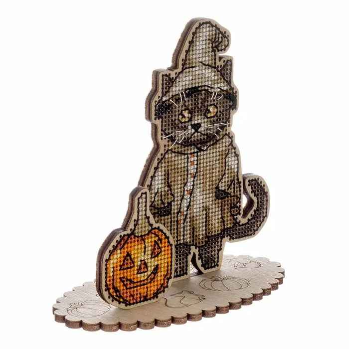 Cross-stitch kits on wood FLW-058