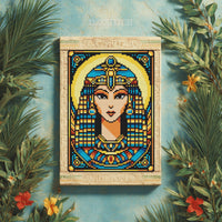 Egyptian Portrait - PDF Cross Stitch Pattern
