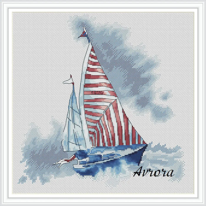 Yacht - PDF Cross Stitch Pattern