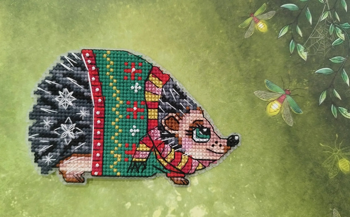 Winter Hedgehog - PDF Cross Stitch Pattern