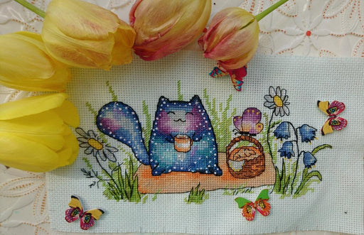 On a Picnic - PDF Cross Stitch Pattern - Wizardi