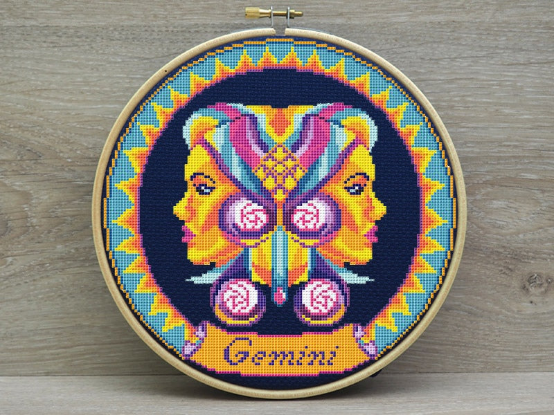 Gemini - PDF Cross Stitch Pattern