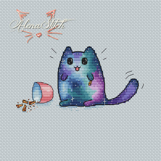 Oops.. - PDF Cross Stitch Pattern - Wizardi