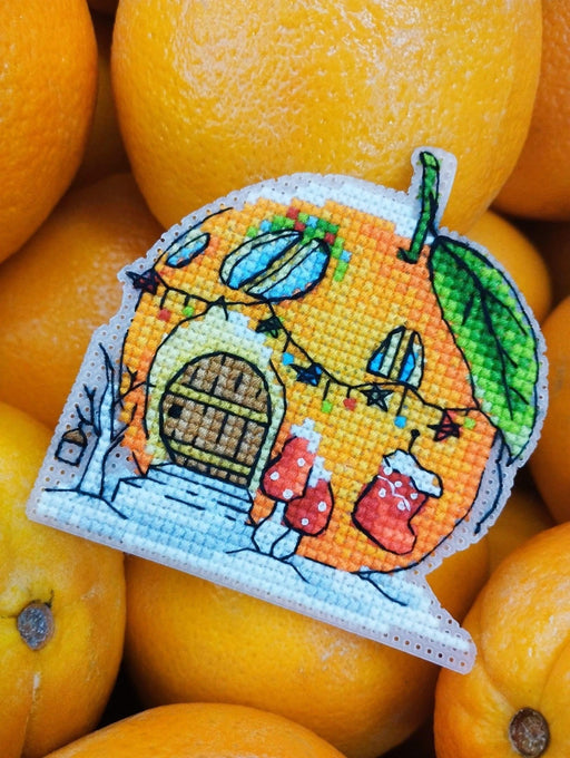 Orange - PDF Cross Stitch Pattern - Wizardi