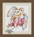 Owls and Magnolias - PDF Cross Stitch Pattern - Wizardi