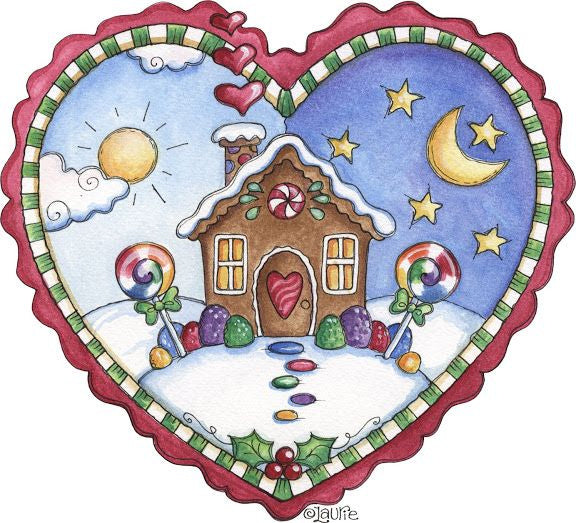 New Year's gingerbread №3 - PDF Cross Stitch Pattern