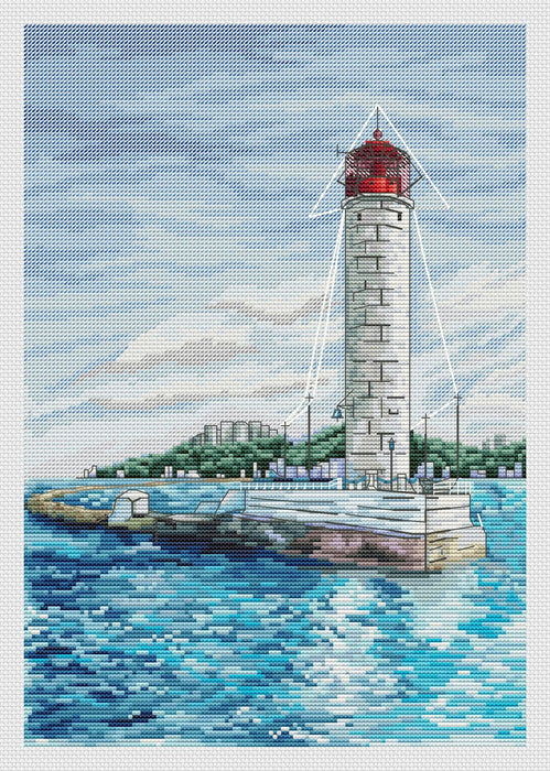 Vorontsovsky Lighthouse - PDF Cross Stitch Pattern