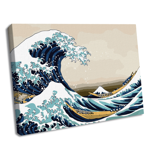 Painting by Numbers kit Big wave in Kanagawa KHO2756 - Wizardi