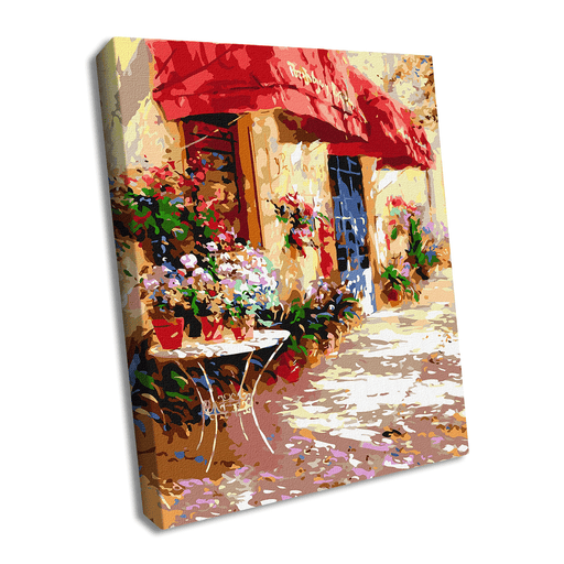 Painting by Numbers kit Flower shop KHO3590 - Wizardi