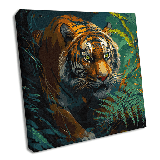 Painting by Numbers kit Jungle lord KHO6506 - Wizardi