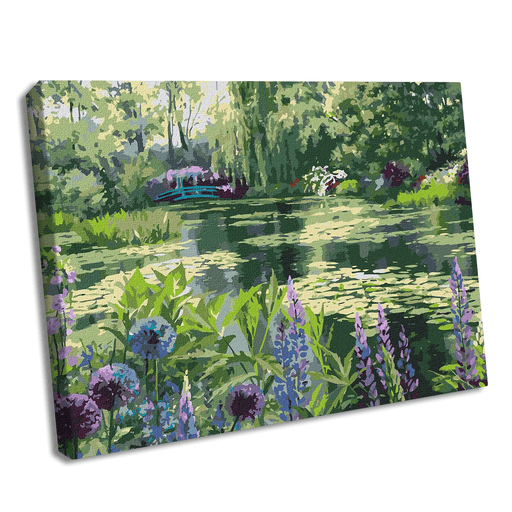 Painting by Numbers kit Monet's garden in Giverny KHO2838 - Wizardi
