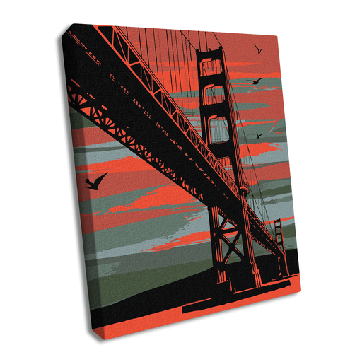 Painting by Numbers kit Mystic San Francisco KHO3625 - Wizardi
