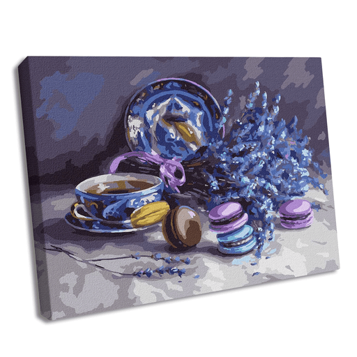 Painting by Numbers kit Still life with lavender KHO5610 - Wizardi